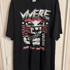 Vivere world tour Black Graphic T-Shirt